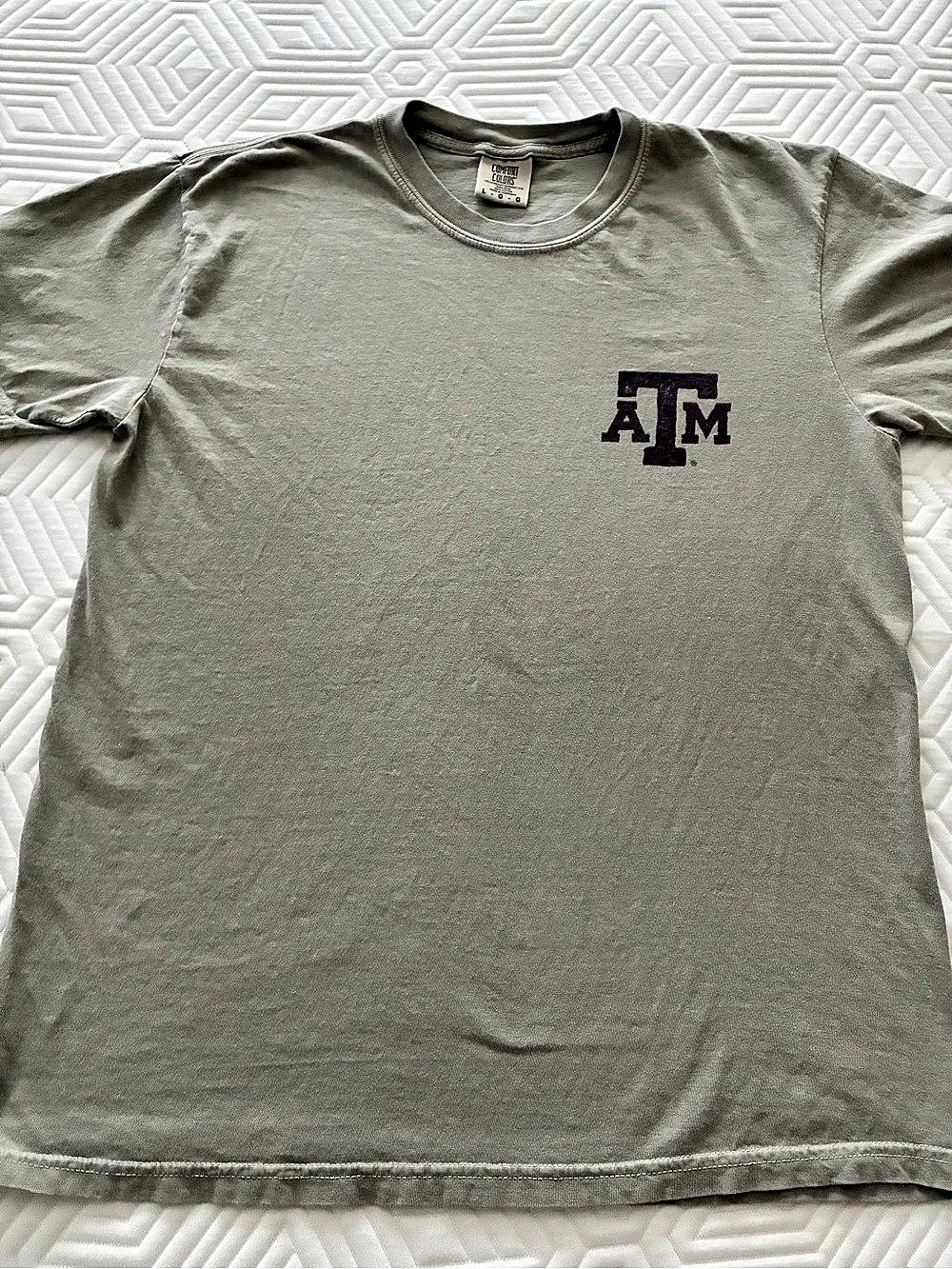 Texas A&M Comfort Colors Sage SS Teeshirt